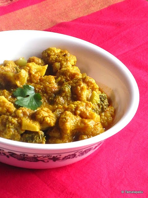 Cauliflower-Broccoli Curry