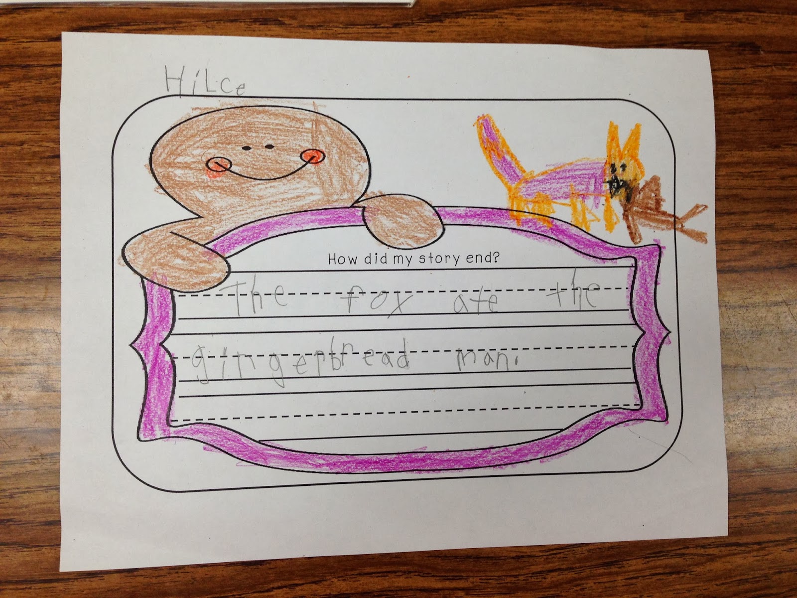 A Spoonful of Learning Gingerbread Man!!