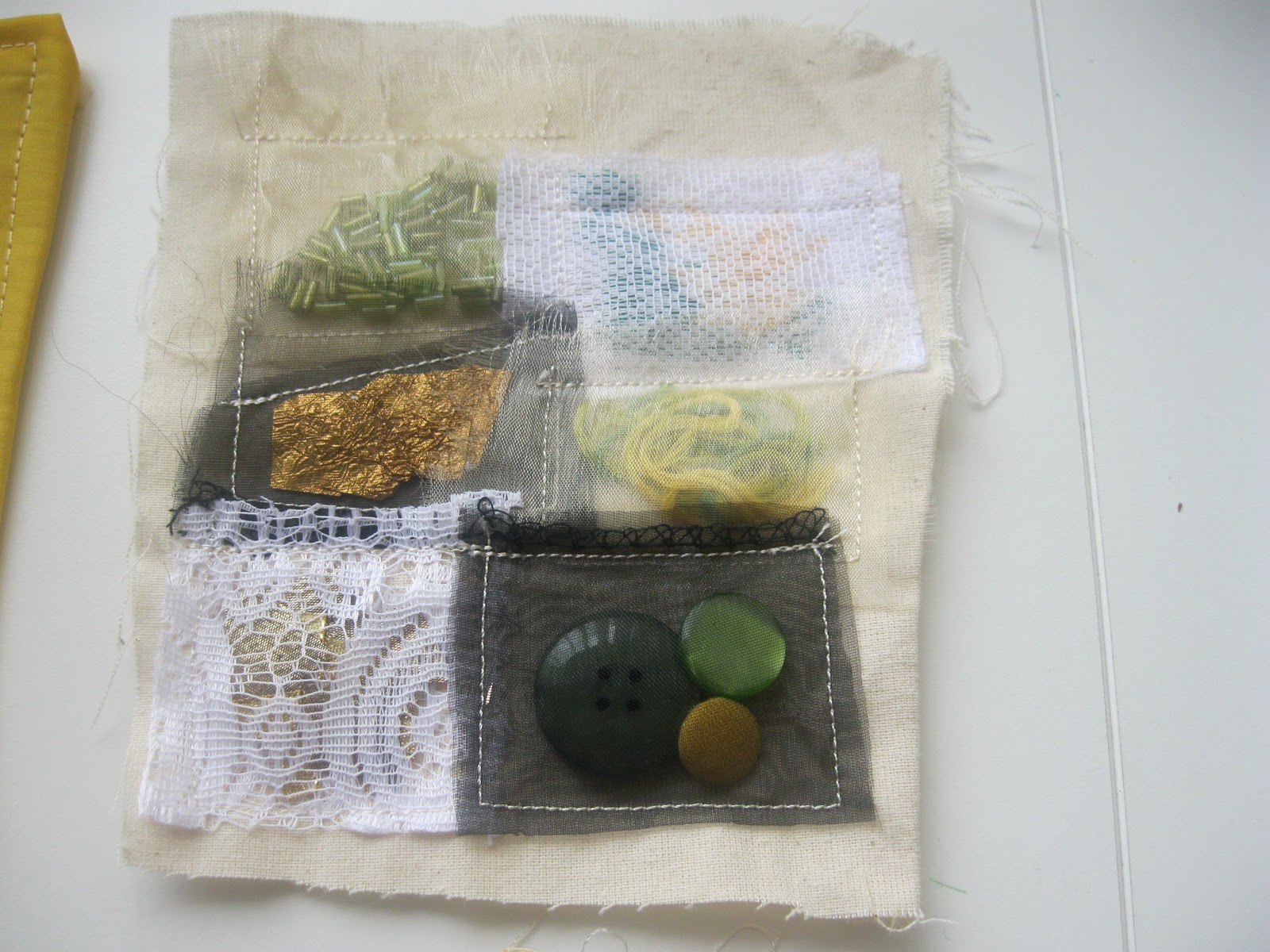 Amanda's Textiles log A Creative Approach Stage 3 Applied fabric