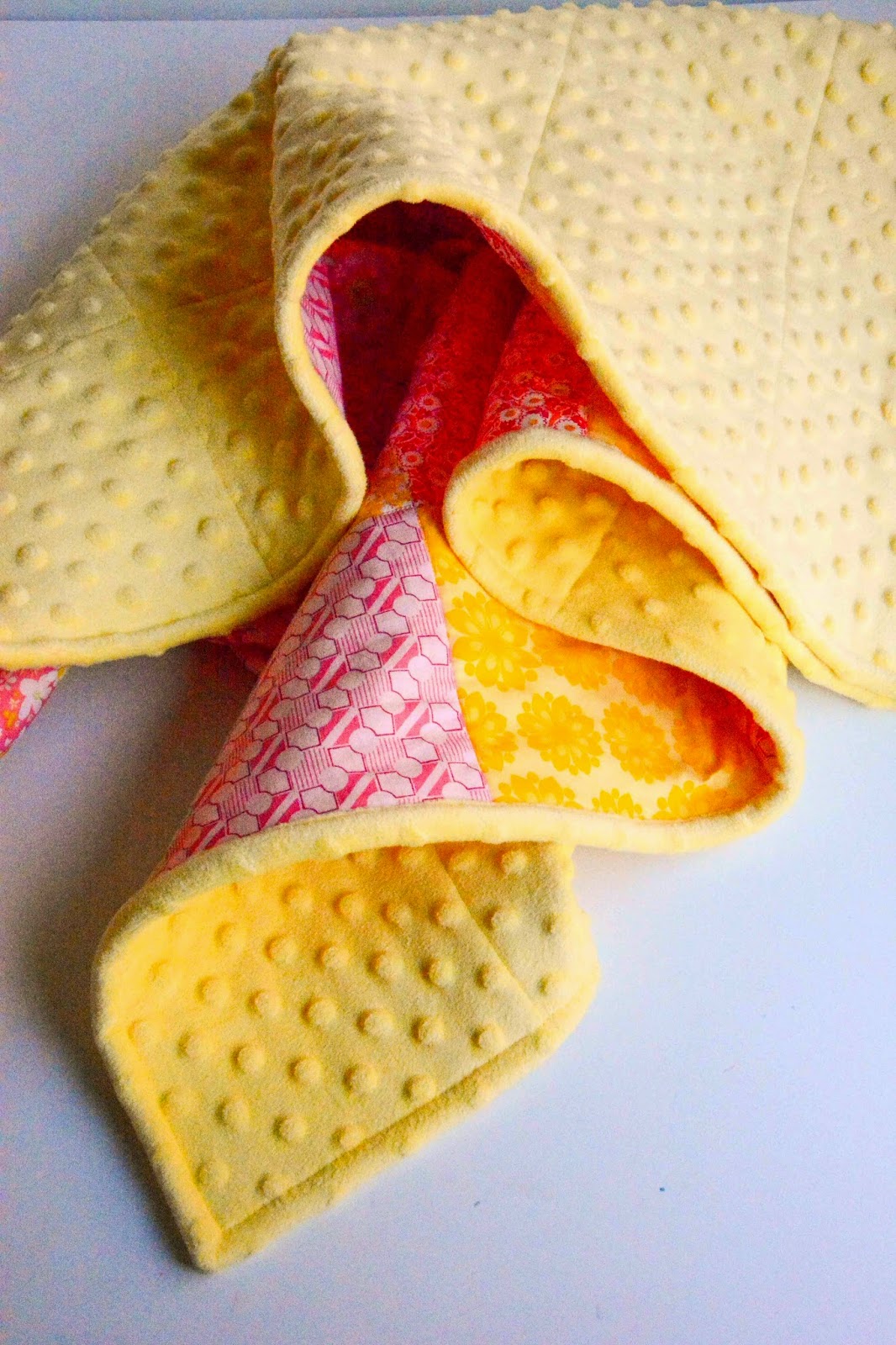 Aesthetic Nest Sewing Minky Backed Baby Quilt for WeAllSew