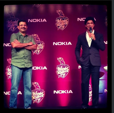 Shahrukh Khan & KKR team at Nokia event gallery