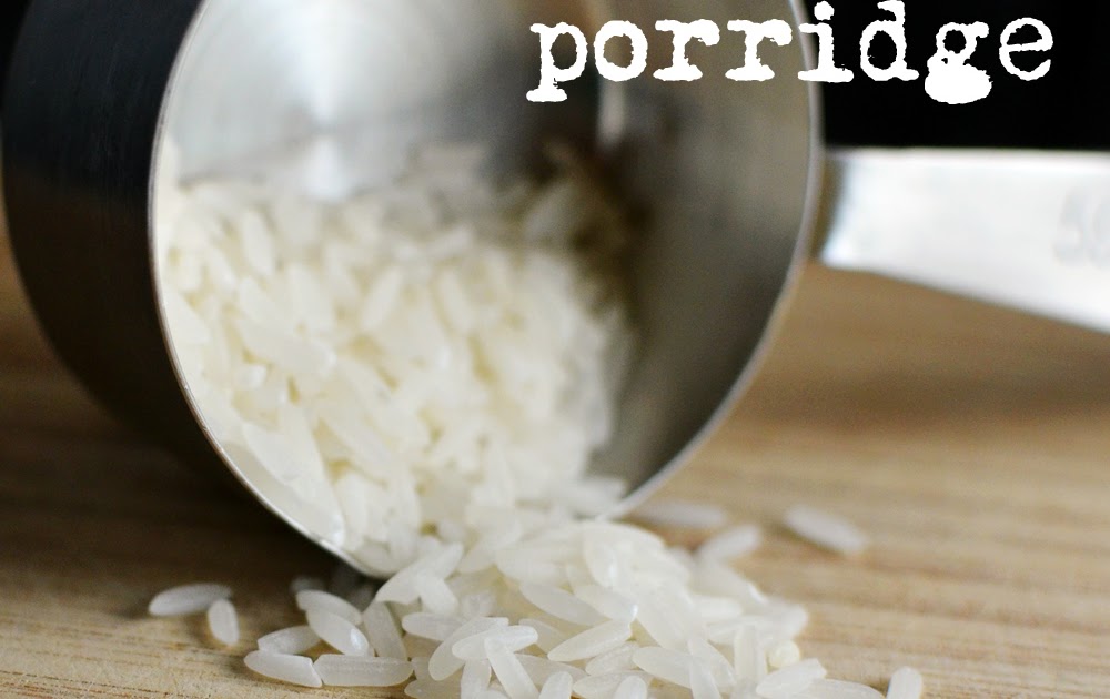 Ooh, Look... Rice porridge for the sick soul