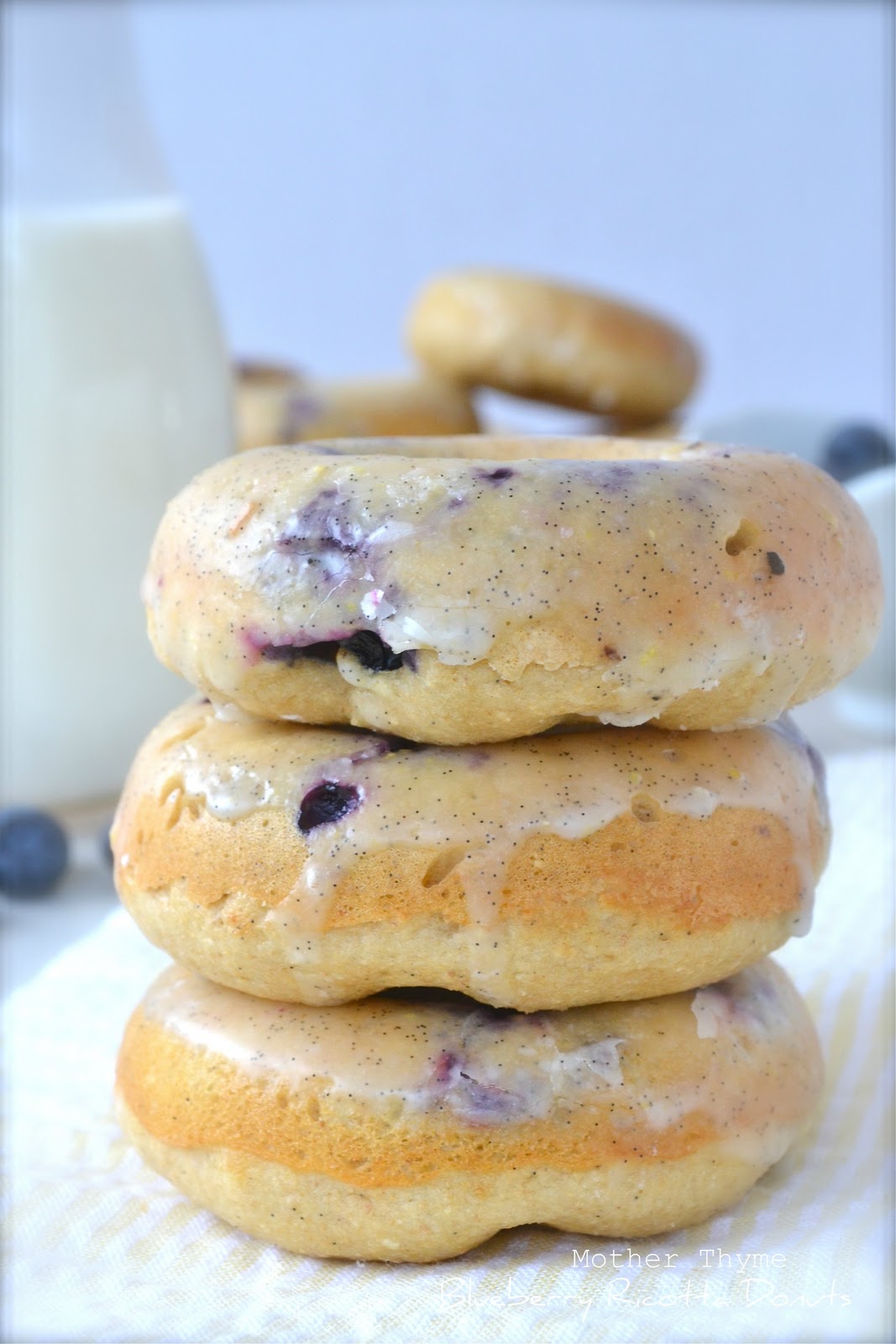 Blueberry Ricotta Donuts Mother Thyme