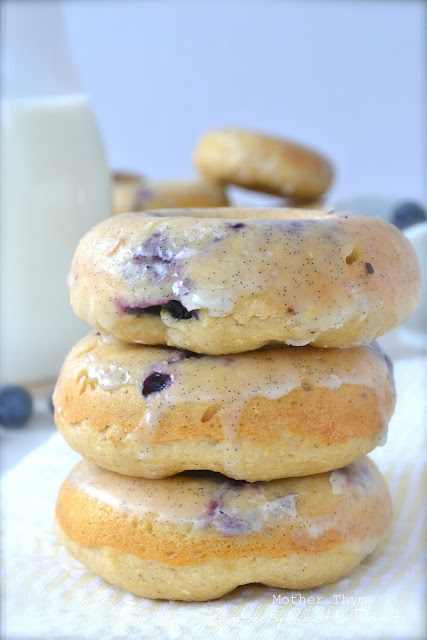 Blueberry Ricotta Donuts