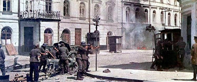 fighting on street of zhimotir in 1941