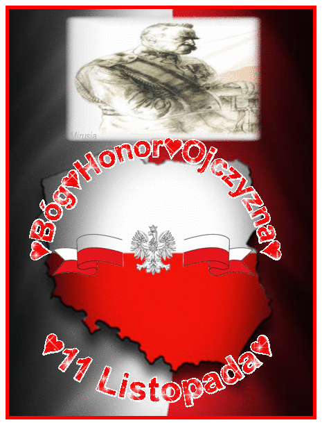 Znalezione obrazy dla zapytania niepodległość ruchome gify