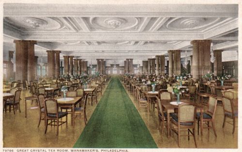 Tea With Friends Tea Room Postcard 6 Wanamaker S Great