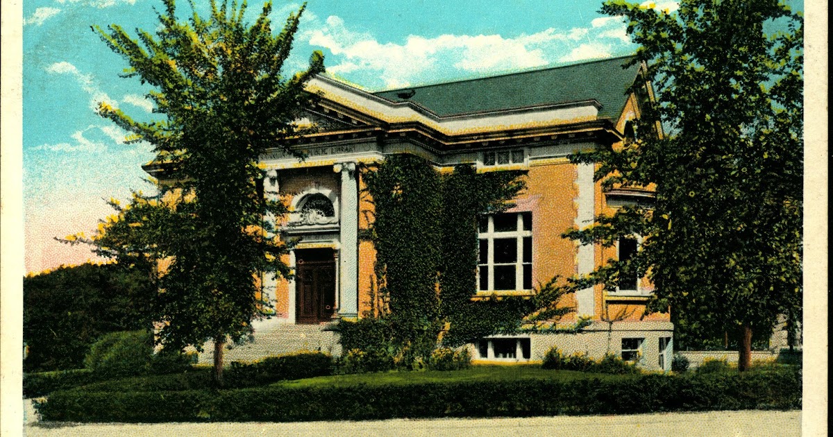Library Postcards Carnegie Library, Franklin, New Hampshire