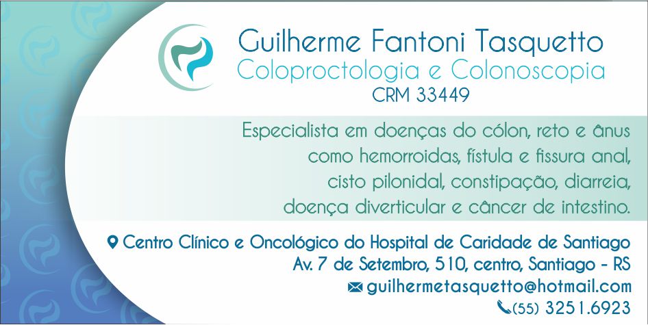 Coloproctologia e Colonoscopia em Santiago!