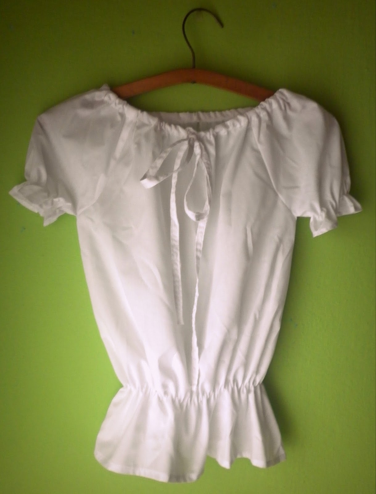 blusa campesina blanca