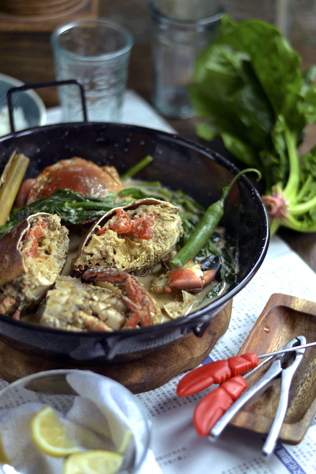 Adora's Box CRABS WITH COCONUT MILK AND SPINACH