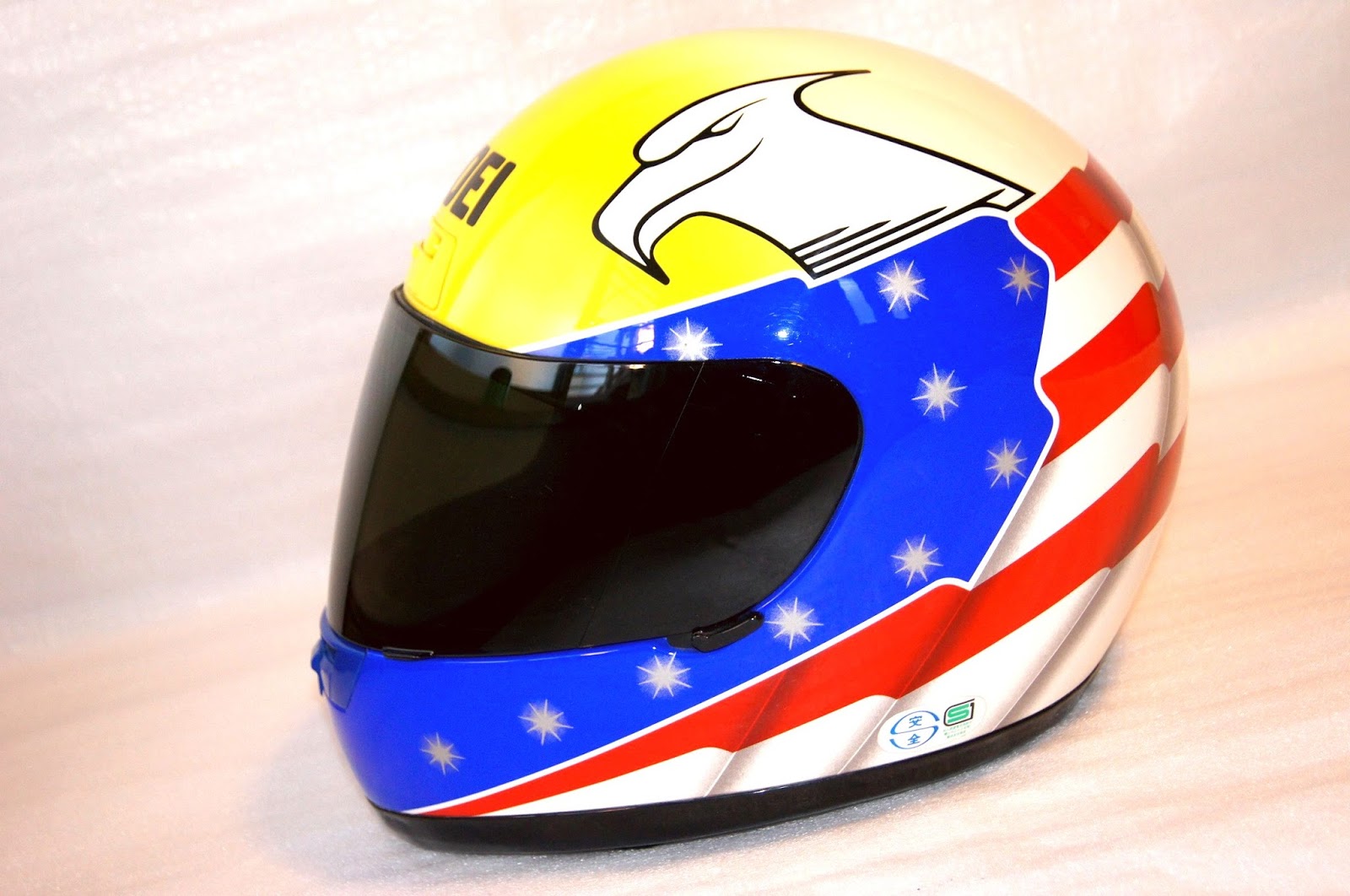 samurai‐bikers SHOEI RACING HELMET X8 John Kocinski Replica