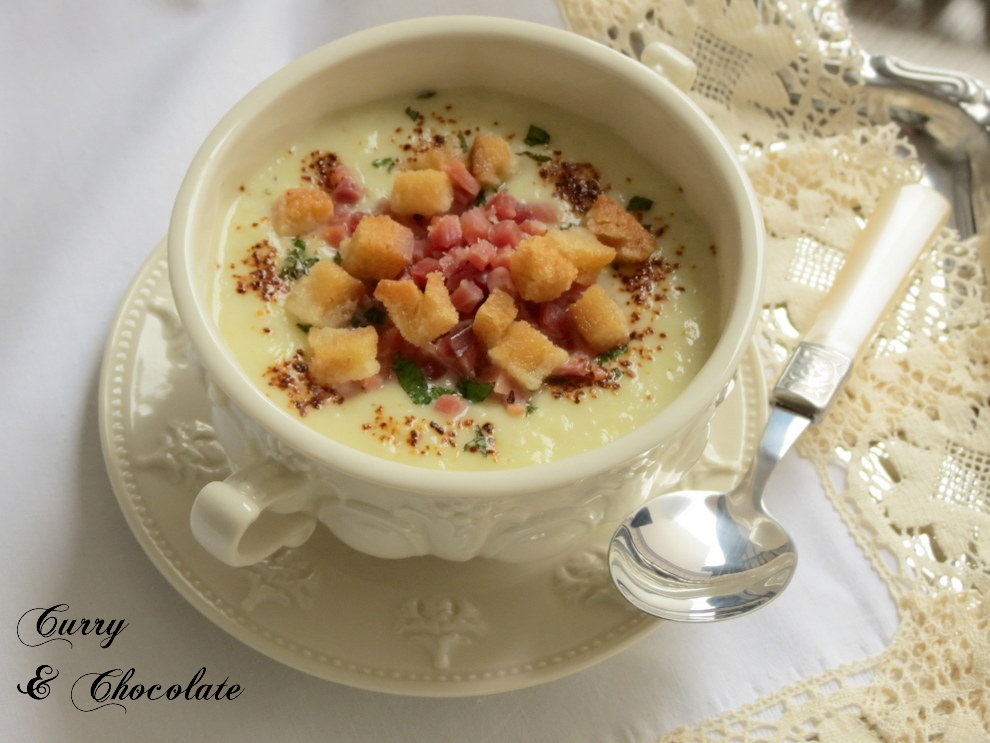 Crema de puerros o Vichyssoise. Crema de puerros o Vichyssoise.