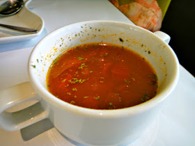 Tomato Soup at Mr J French Italian Restaurant Taipei Taiwan