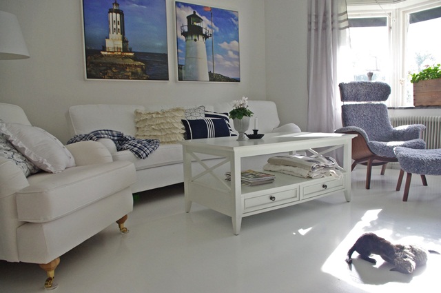 Villa haga: nya soffan är på plats