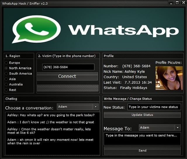 whatsapp sniffer para blackberry 9320