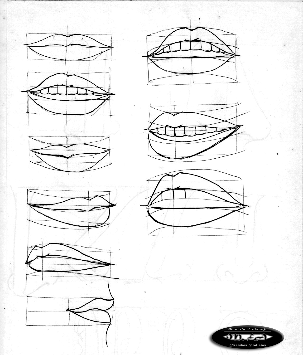 Desenhando Uma Boca Realista (#1) 