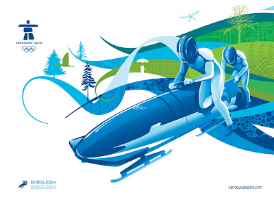 Free Vancouver 2010 Olympic Winter Games PowerPoint Background 28