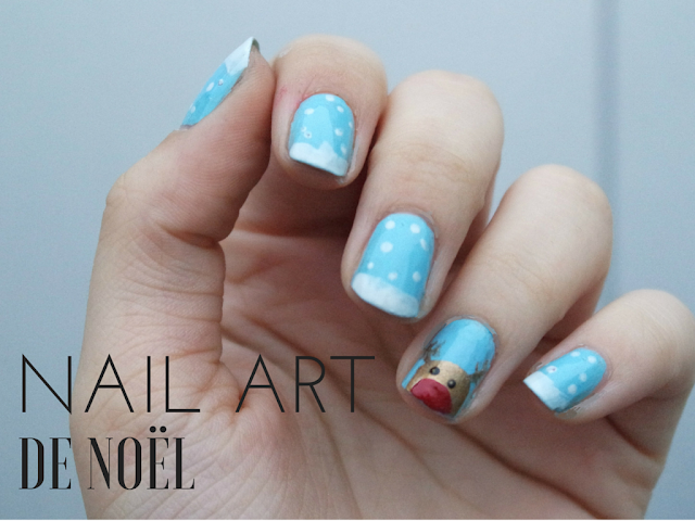 tuto nail art noël