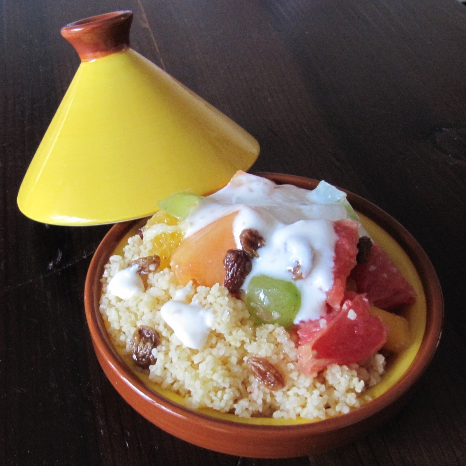 il gusto e il giusto Couscous dolce con macedonia