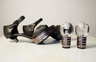 Chanel lightbulb heels