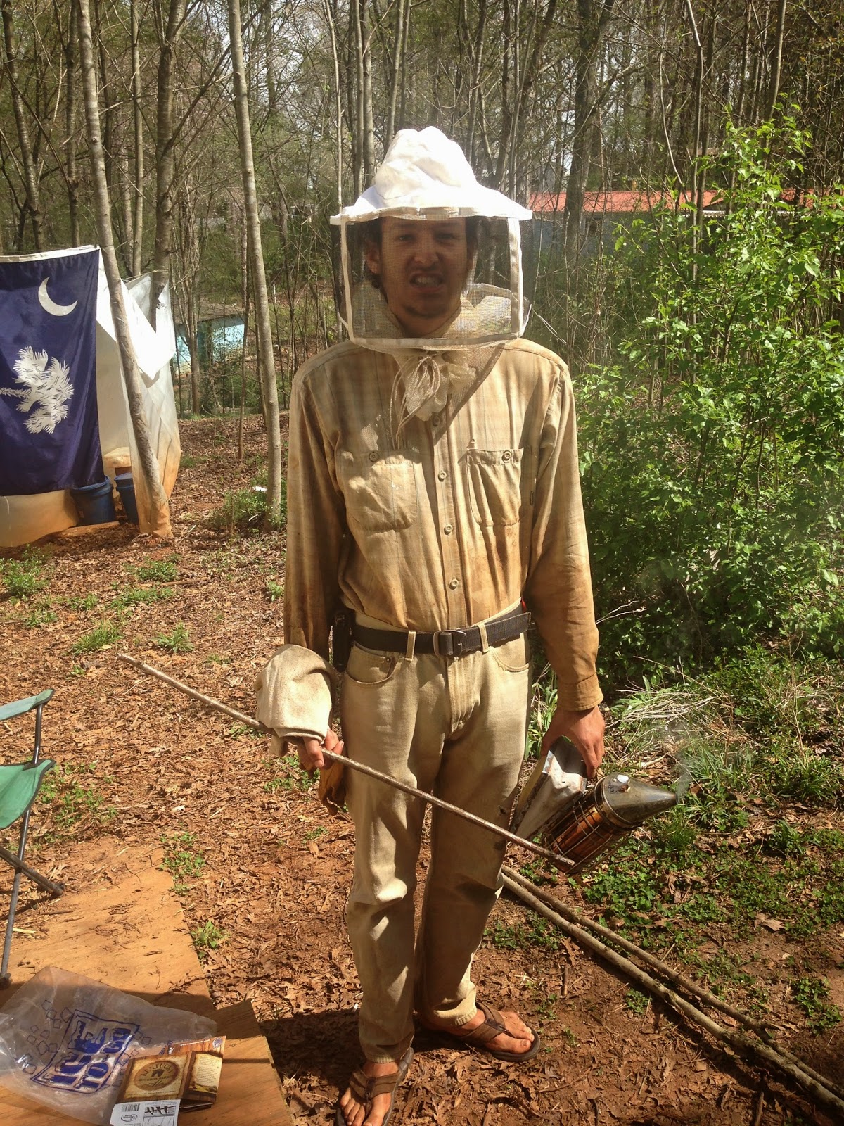 beekeeping suit top bar beekeeping