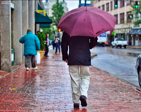 Congress Street Umbrella 2. Portland, Maine. June 2012. by Corey Templeton. 
