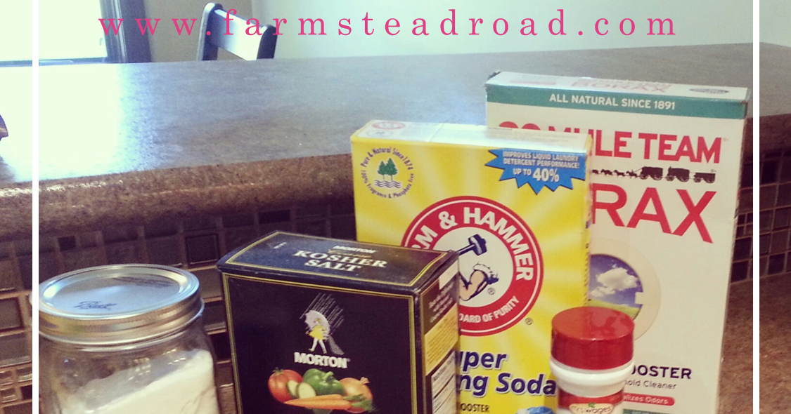 Farmstead Road Dishwasher Detergent & Rinse Aid Recipe from DIY Natural
