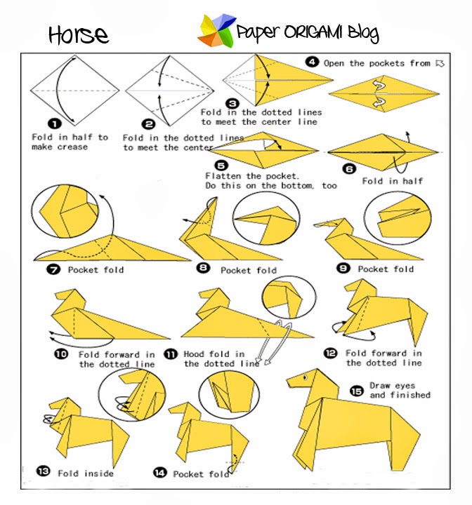 Animals Origami Horse Origami Paper Origami Guide