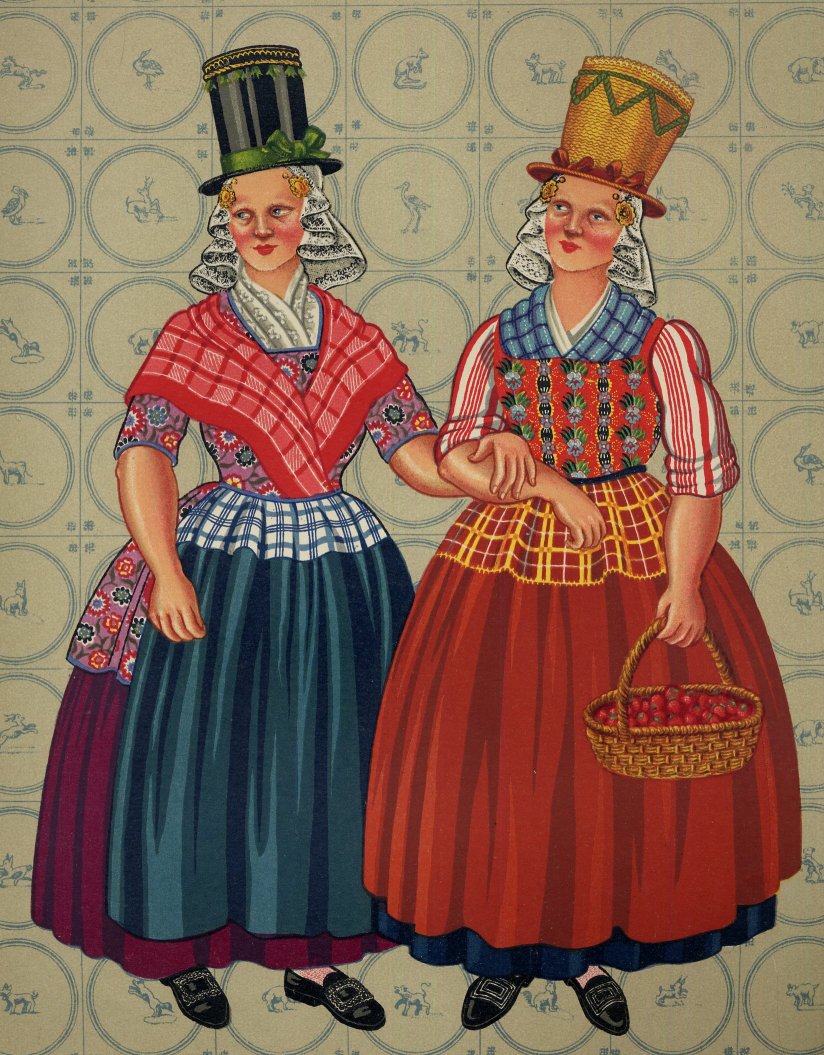 FolkCostume&Embroidery Costume of Fryslân or Friesland, land of the