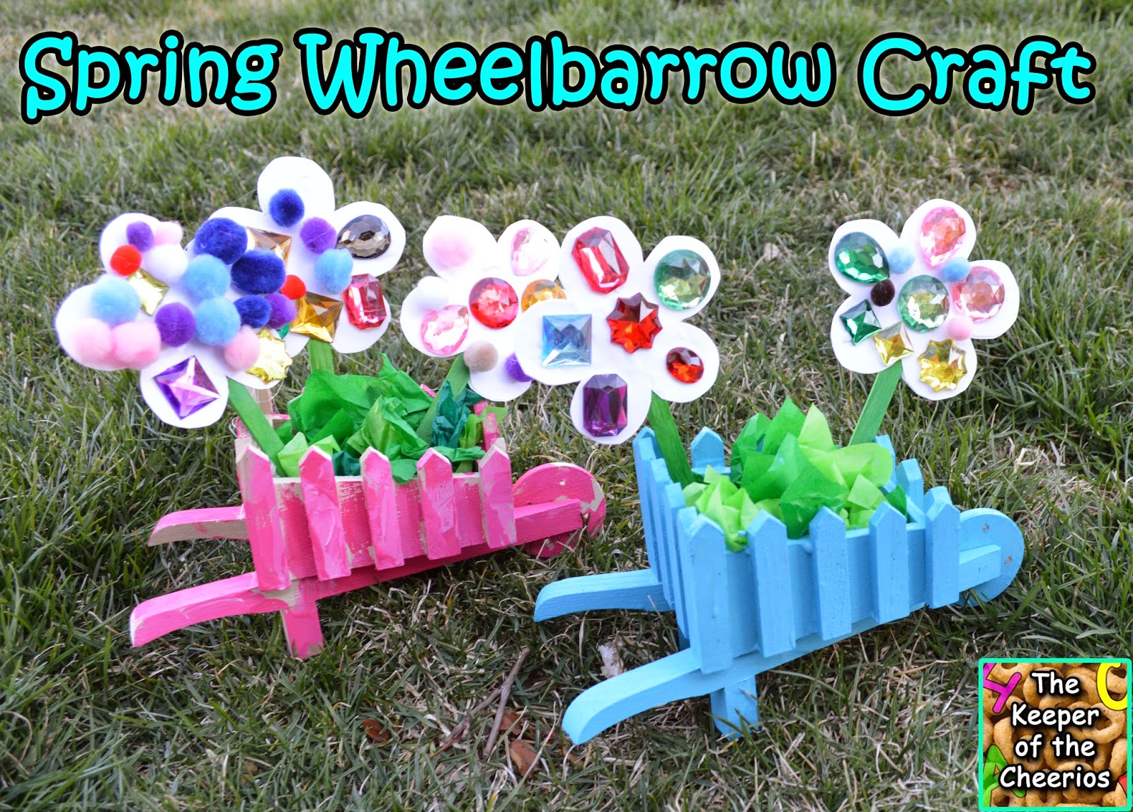 Spring Wheelbarrow Craft