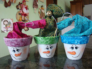 Vaso decorado como embalagem de presente de natal Vaso decorado como embalagem de presente de natal