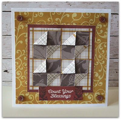 Create a Quilted Look on cards