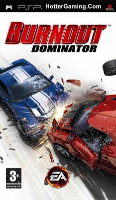 Free Download Burnout Dominator PSP Game Cover Photo