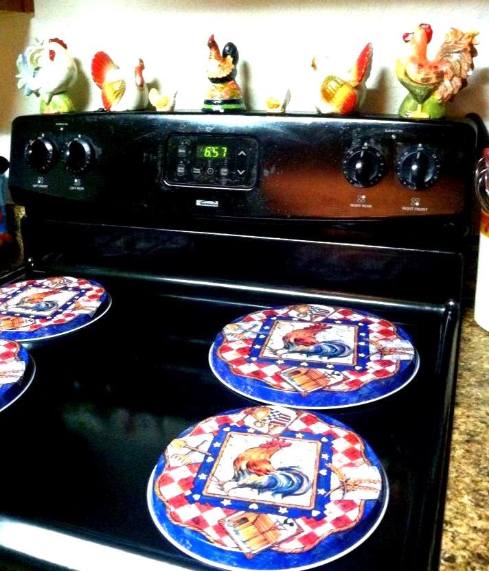 Home & Garden Electric Stove Burner Covers
