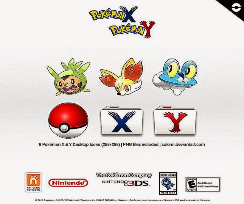 Pokemon X and Y Desktop Icons 256x256 by Solonir on DeviantArt Pokemon X and Y Desktop Icons 256x256 by Solonir on DeviantArt