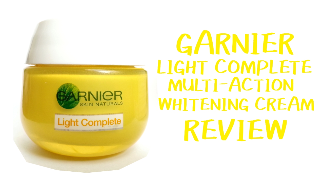 Garnier Light Complete MultiAction Whitening Cream Review FISHMEATDIE
