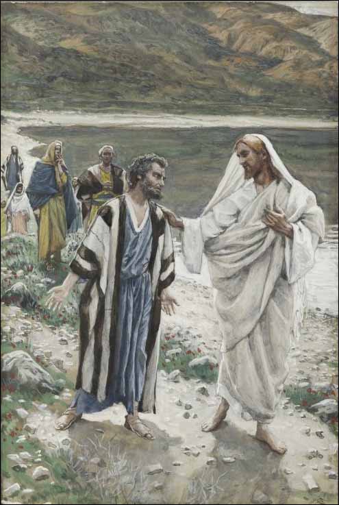 Peter, despite his failings, is chosen to continue the ministry of Jesus by humble service to others.
