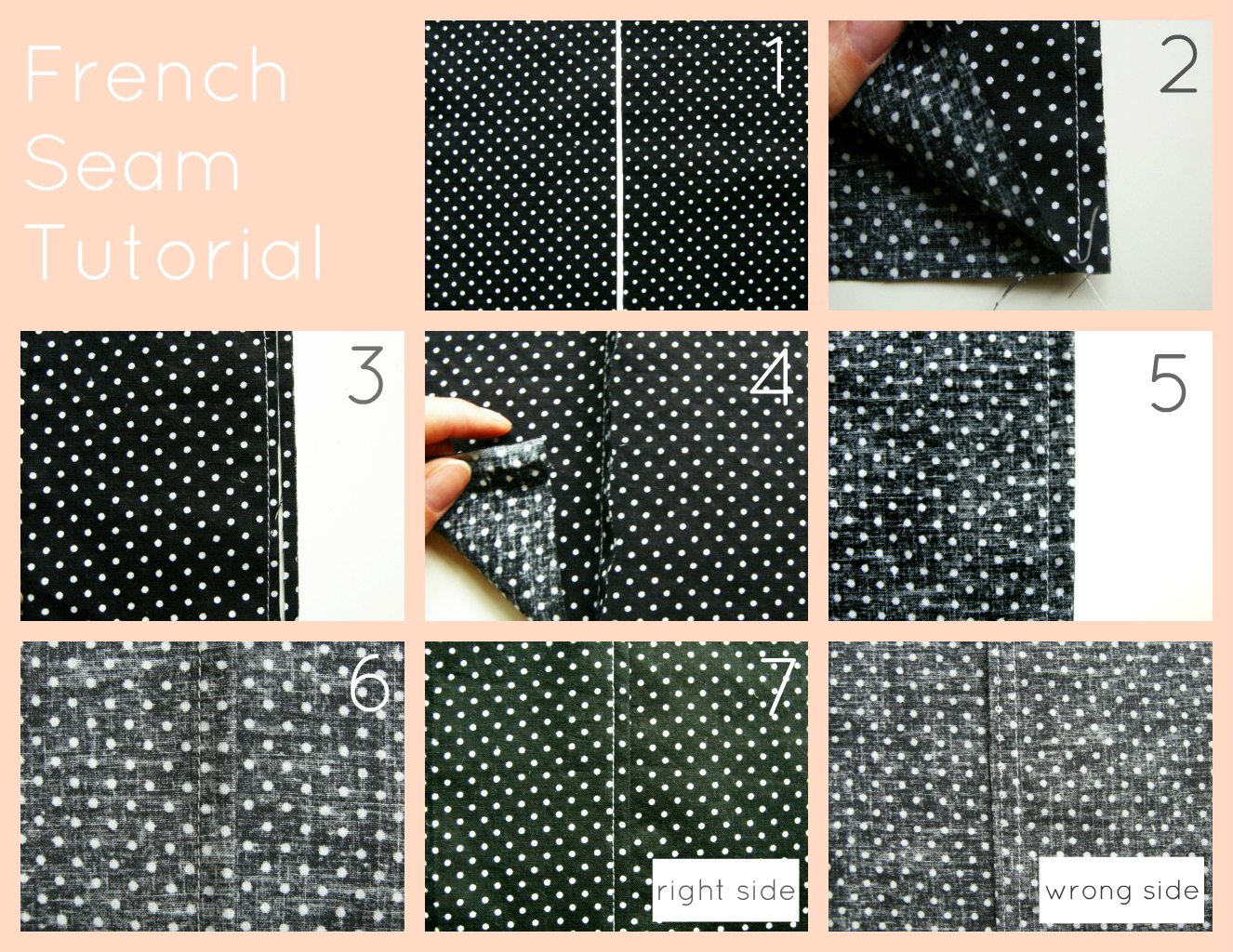 French Seam Tutorial ELEGANCE & ELEPHANTS