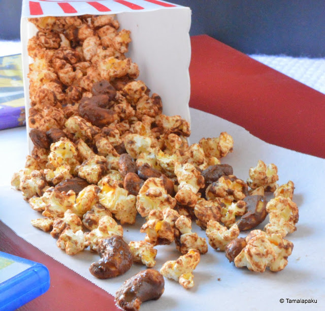 Chocolate Popcorn And Nuts