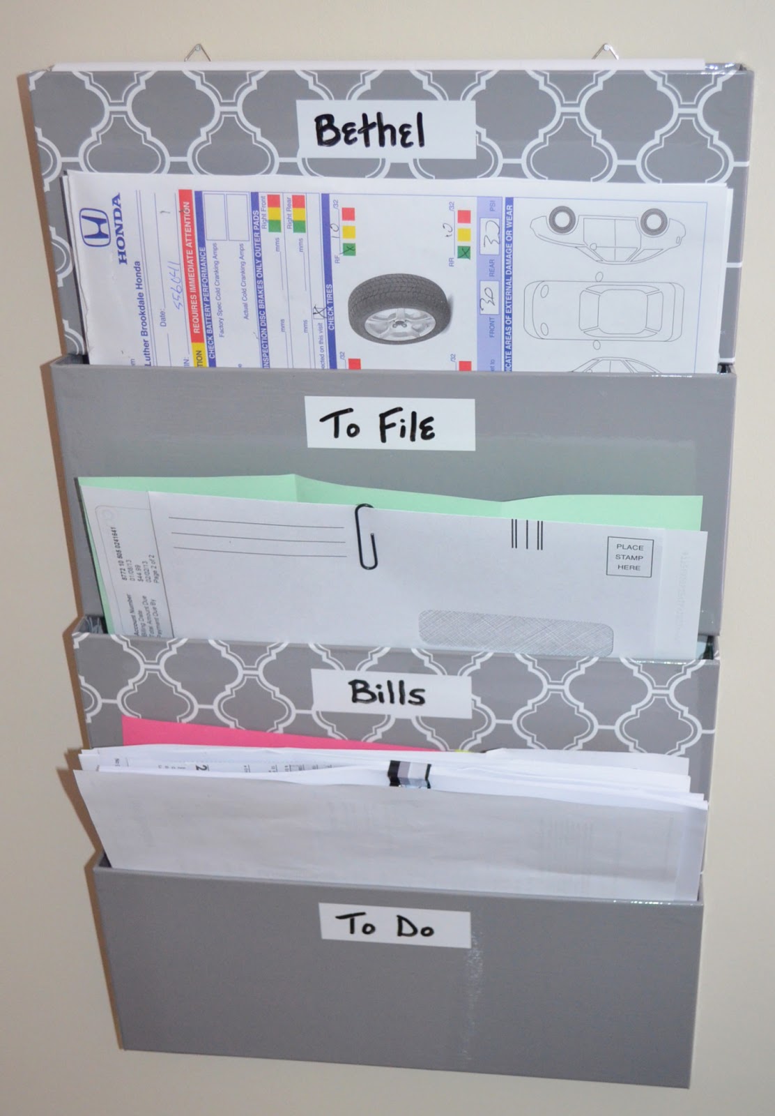 An Inviting Home Hanging Wall Folders With Function & Style