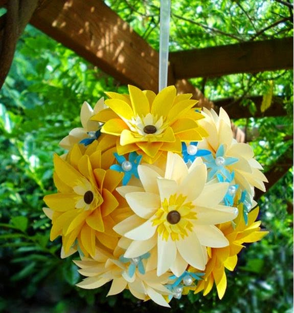 DIY Paper Flower Ball The Idea King