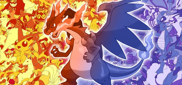 Pokémon cobra do tipo fogo e dragão