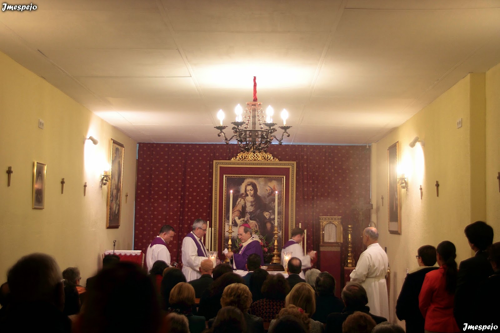Bendecida la capilla y la sagrada imagen de la Divina Pastora