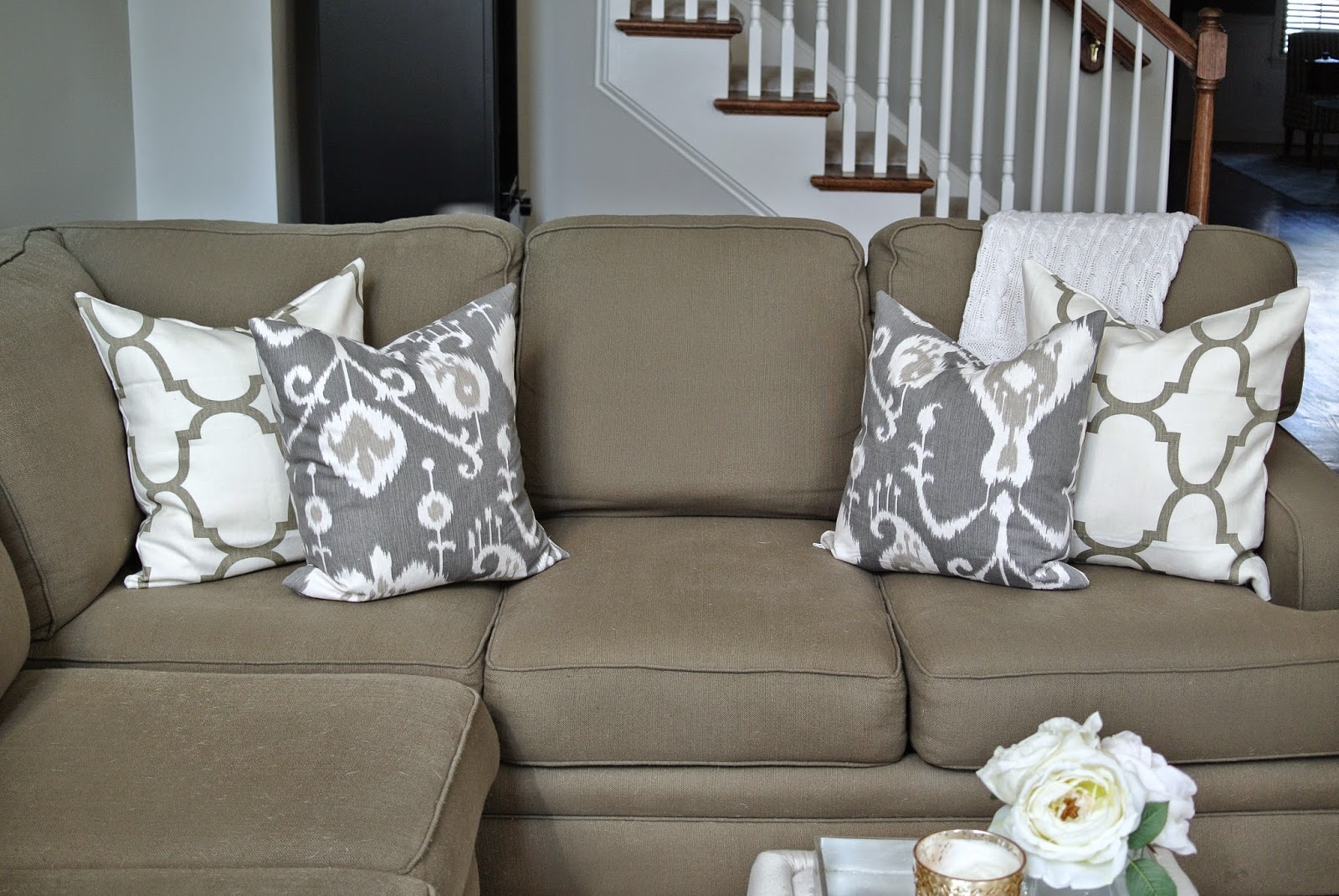 Olive Lane Pillows for the Family Room