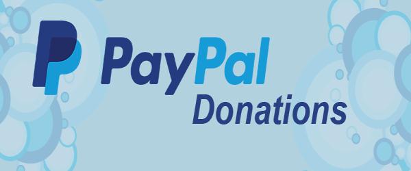 PAYPAL DONATIONS BANNER