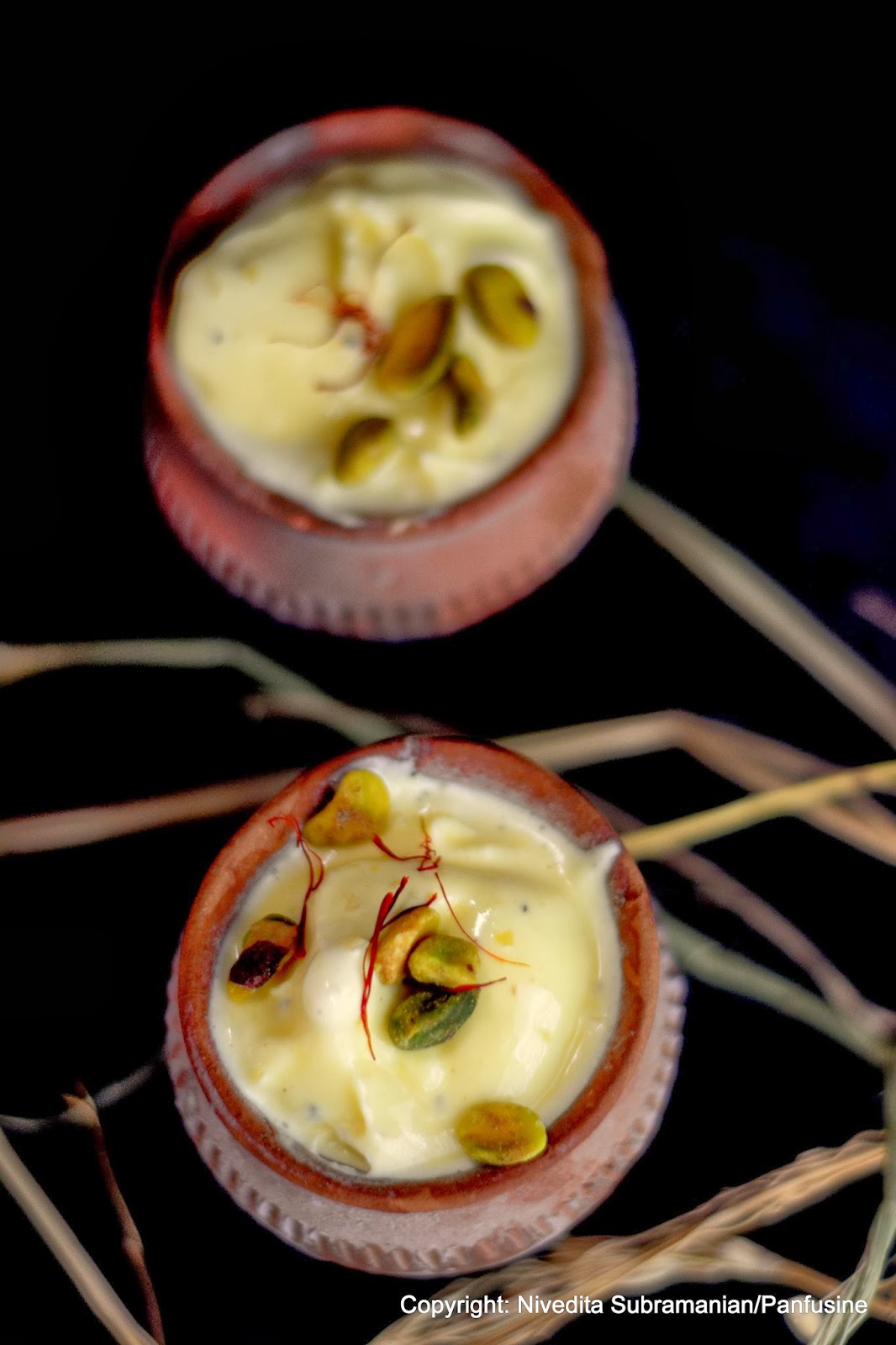 Day 56 Saffron & Cardamom Kulfi ice cream with almonds