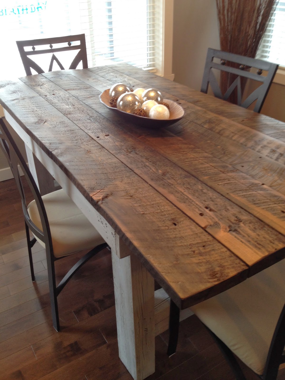 Two Crafty Girls Rustic Farm Table