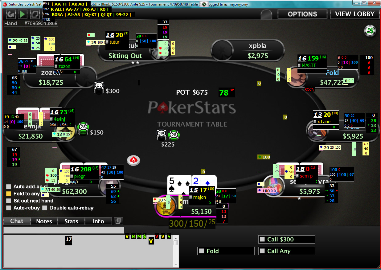 Programa contador de ciegas poker