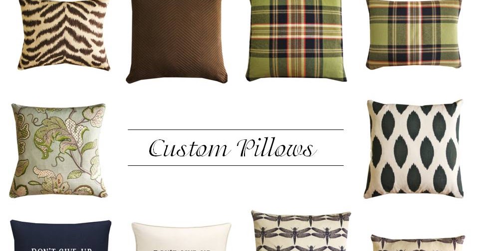 High Street Market Custom Throw Pillows